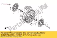 45120MBZD61, Honda, Disk comp., r. fr. brake honda cbr  f sport fs rossi fr cb hornet s f2 cb600f cb600f2 600 , New