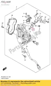 suzuki 1571049H00 conjunto inyector - Lado inferior