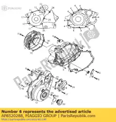 Aqui você pode pedir o selo de óleo 14x22x5 em Piaggio Group , com o número da peça AP8520288: