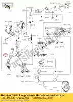 340110061, Kawasaki, stand-center zx1400fcf kawasaki  zzr 1400 2006 2007 2008 2009 2010 2011 2012 2013 2014 2015 2016 2017 2018 2019 2020 2021, Nouveau