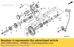 Ici, vous pouvez commander le support comp., démarreur dri auprès de Honda , avec le numéro de pièce 28150MCA000: