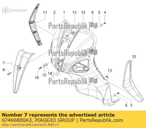 Piaggio Group 67466800A3 przednia ok?adka - Dół
