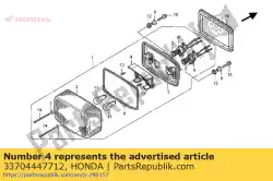 Aqui você pode pedir o refletor em Honda , com o número da peça 33704447712: