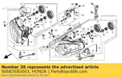 Aqui você pode pedir o clipe, chicote de fios em Honda , com o número da peça 90683SB3003:
