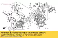 12000HM3671, Honda, tête assy honda trx300ex fourtrax sporttrax sportrax 300 , Nouveau