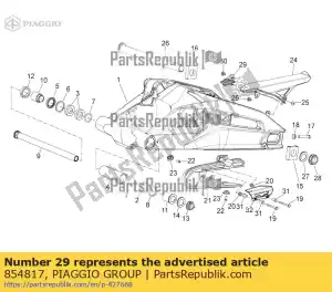 Piaggio Group 854817 blok przesuwny - Dół