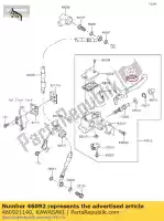 460921140, Kawasaki, leva, freno anteriore kdx 125-a kawasaki  d tracker kdx klx kmx 125 250 1990 1991 1992 1993 1999 2001 2002 2009 2010 2011 2012 2013 2014 2015 2016 2017 2018 2019 2020 2021, Nuovo