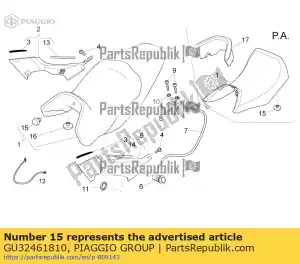 Piaggio Group GU32461810 distanziatore di gomma - Il fondo