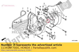 Honda 11345HF7000 controle deslizante, dirija chai - Lado inferior