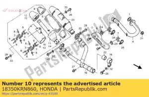 Honda 18350KRN860 body comp r, muffl - Il fondo