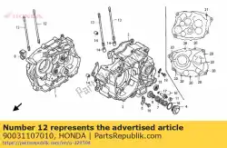 Ici, vous pouvez commander le boulon a, goujon de cylindre auprès de Honda , avec le numéro de pièce 90031107010: