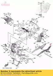 Aqui você pode pedir o assento, trilho 1 em Yamaha , com o número da peça BC32119500: