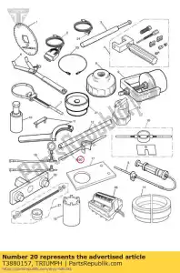 triumph T3880157 uszczelka widelca i monta? tulei - Dół