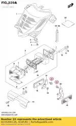 Here you can order the no description available at the moment from Suzuki, with part number 021620612A: