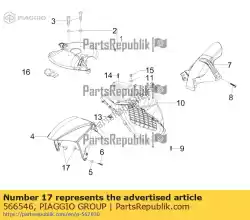 Qui puoi ordinare tampone da Piaggio Group , con numero parte 566546: