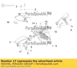 Piaggio Group 566546 tampone - Il fondo