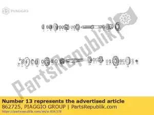 Piaggio Group 862725 bearing - Bottom side