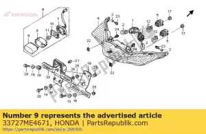 Honda 33727ME4671 cobrir comp., licença (sta - Lado inferior