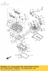 Qui puoi ordinare bullone, calza esagonale da Yamaha , con numero parte 901100687000: