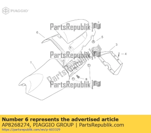 aprilia AP8268274 geen beschrijving beschikbaar - Onderkant