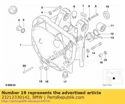 Here you can order the thrust adapter, spring-type from BMW, with part number 23212330142: