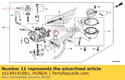 dop, choke stof van Honda, met onderdeel nummer 16148141881, bestel je hier online: