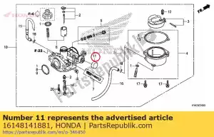 honda 16148141881 dop, choke stof - Onderkant