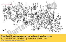 Ici, vous pouvez commander le aucune description disponible pour le moment auprès de Honda , avec le numéro de pièce 111A0KS6000: