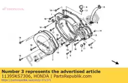 Tutaj możesz zamówić uszczelka, r pokrywa od Honda , z numerem części 11395KS7306: