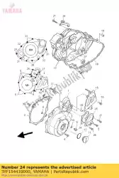 Aqui você pode pedir o suporte, cabo de embreagem em Yamaha , com o número da peça 3YF154410000: