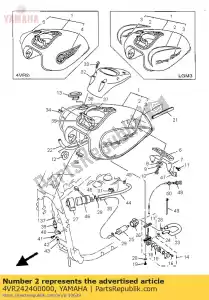 Yamaha 4VR242400000 afbeeldingenset - Onderkant