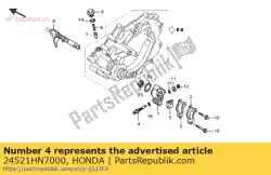 Ici, vous pouvez commander le arbre, changement de niveau auprès de Honda , avec le numéro de pièce 24521HN7000: