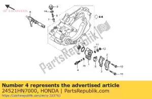 Honda 24521HN7000 arbre, changement de niveau - La partie au fond