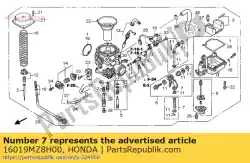 Here you can order the rod set, pump from Honda, with part number 16019MZ8H00: