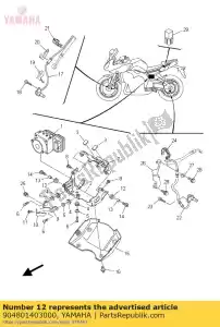 yamaha 904801403000 ilhó - Lado inferior