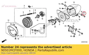 honda 90501MCF000 collar a - Lado inferior