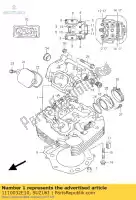 1110032E10, Suzuki, g?owica, cylinder, suzuki dr  seu se dr650se 650 , Nowy