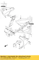 4711048G61RB5, Suzuki, capa, quadro r suzuki vzr intruder m1800 rz boss rbzuf ruf rbz r rzuf vzr1800bz 1800 , Novo