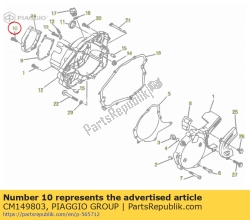 Aprilia CM149803, Schroef, OEM: Aprilia CM149803