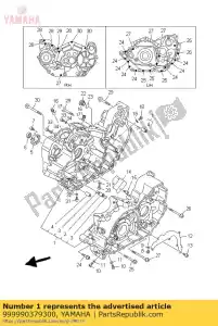 yamaha 999990379300 carter set - Onderkant