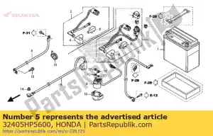 Honda 32405HP5600 cable start motor - Bottom side