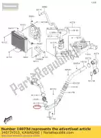 14073Y015, Kawasaki, 01 kanaal,inlaat kawasaki kaf700 mule promx 700 , Nieuw