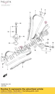 suzuki 1281117G01 tensor, corrente de came - Lado inferior