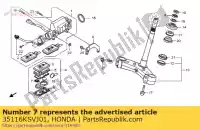 35116KSVJ01, Honda, nenhuma descrição disponível no momento honda nss 250 2008 2009 2010 2011, Novo