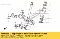 45466KA4000, Honda, interior, guía de cable honda cr mtx xr 80 125 200 250 400 600 650 1985 1986 1987 1988 1989 1990 1991 1992 1993 1994 1995 1996 1997 1998 1999 2000 2001 2002 2003 2004 2005 2006 2007, Nuevo