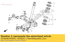 Here you can order the inner, cable guide from Honda, with part number 45466KA4000: