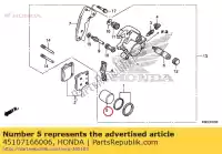 45107166006, Honda, zuiger honda cr  r rb crf f r2 cr80r cr80rb lw sw cr85rb cr85r crf150rb crf150r 85 150 80 , Nieuw