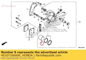 Honda 45107166006 piston - La partie au fond