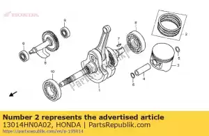 Honda 13014HN0A02 jeu de segments, piston (1.0) (r - La partie au fond