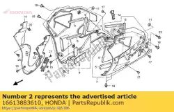Here you can order the grommet, choke rod from Honda, with part number 16613883610: